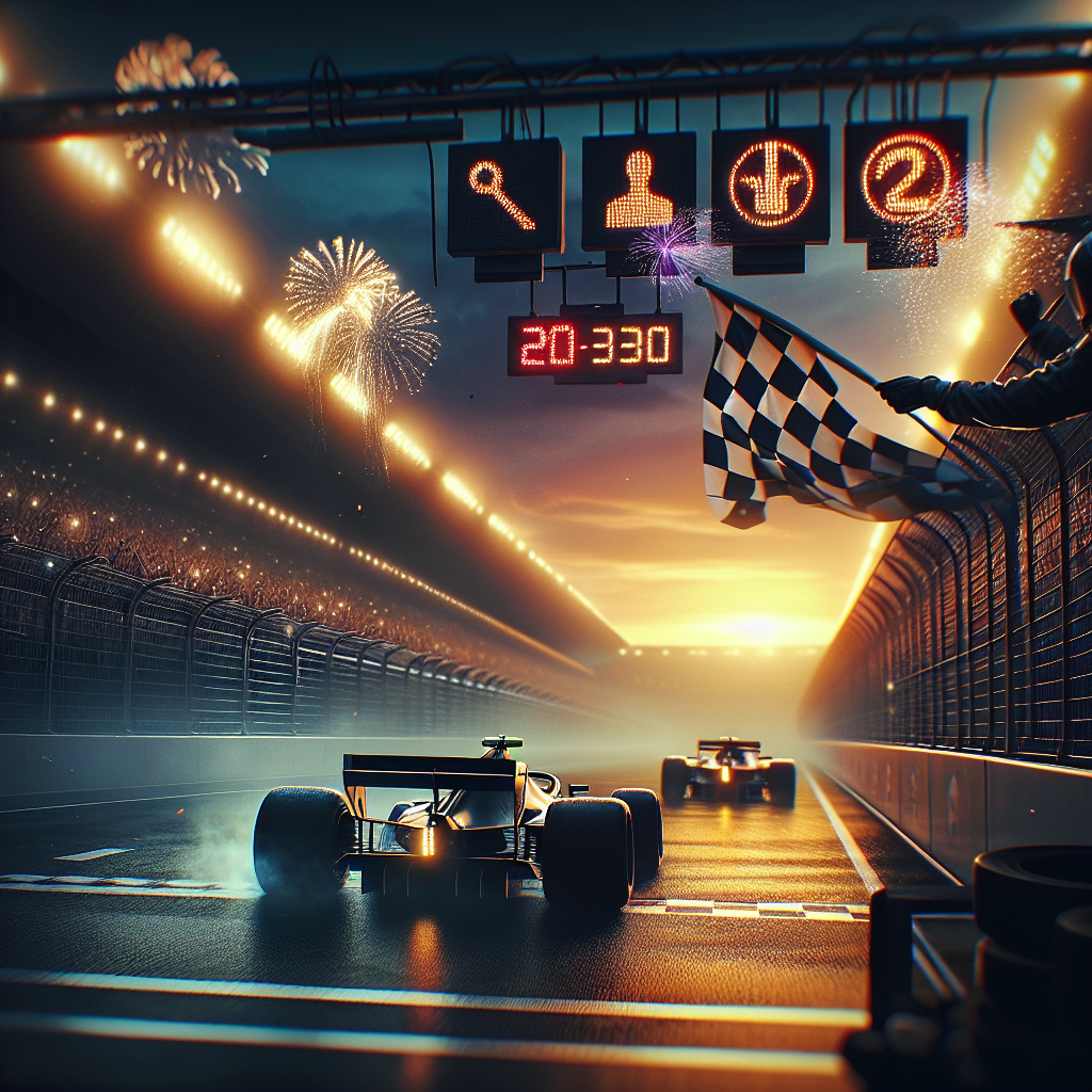 Финал Гран-При 2025: финиш победителя, соперники, сигналы штрафов, рекордные огни.